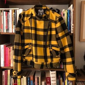 Millard Fillmore yellow / black plaid jacket